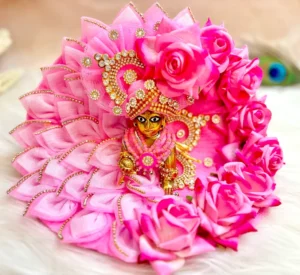 Light Pink Rose Laddu Gopal Dress